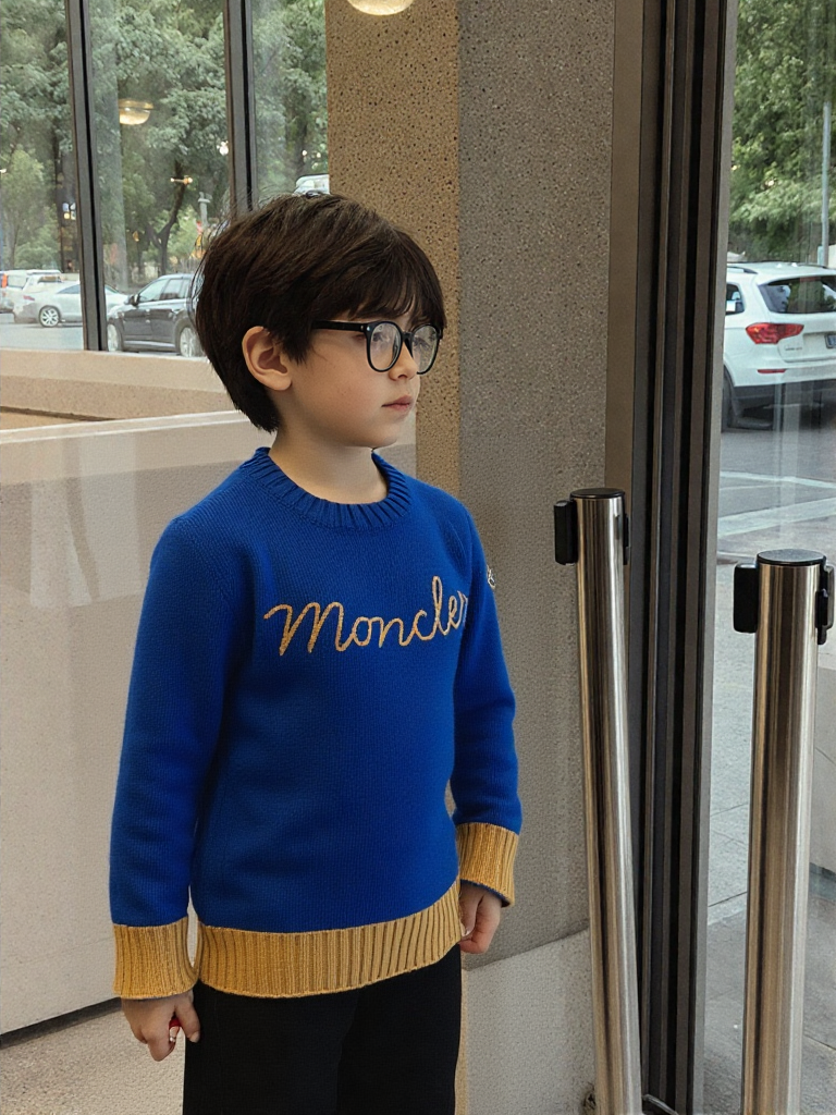 Moncler L'Élégance Sportive : Pull Logo Brodée