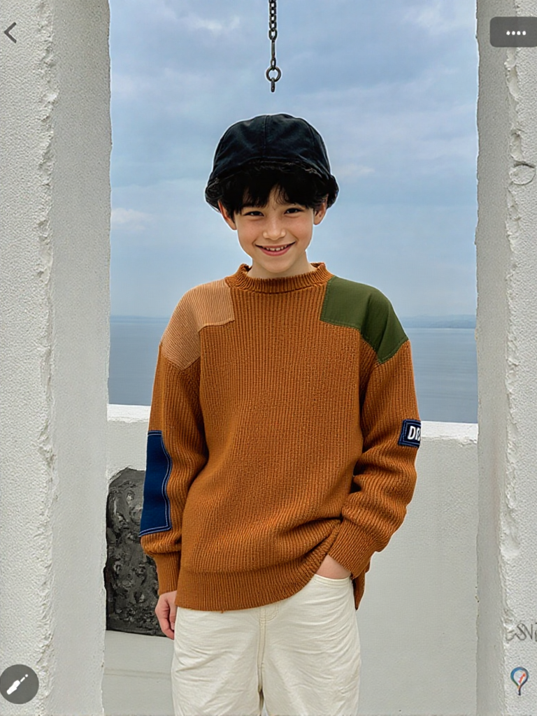 DSQUARED2 L'Édition Destroy : Pull en Maille Oversize à Patchs