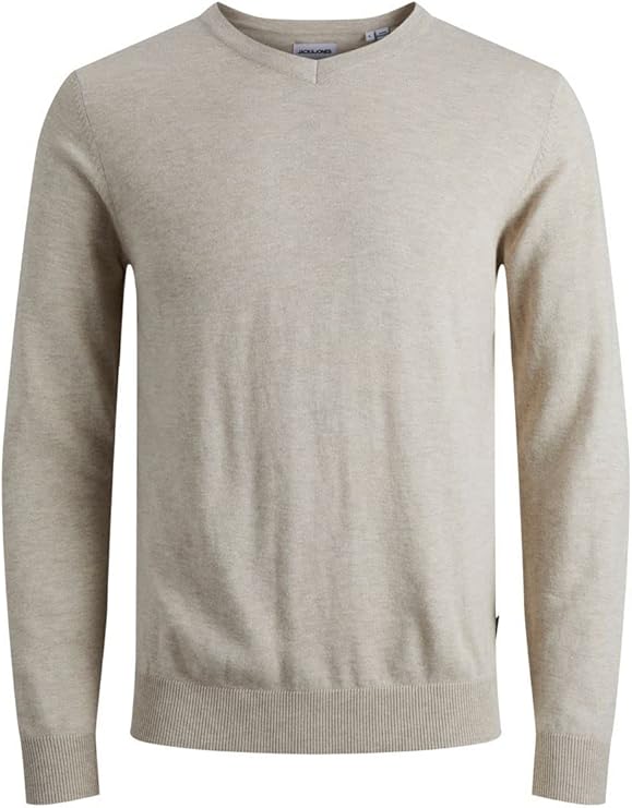 JACK & JONES Jjeemil Knit V-neck Noos JJEEMIL NOOS COL EN V Homme