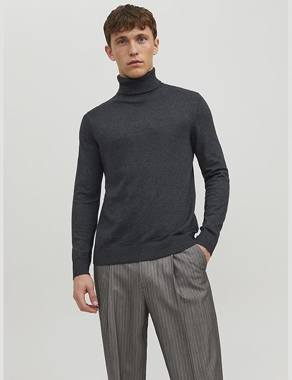 Jack & Jones Jjeemil Knit Roll Neck Noos Pull à col roulé Homme