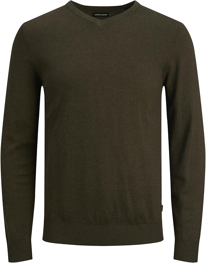 JACK & JONES Jjeemil Knit V-neck Noos JJEEMIL NOOS COL EN V Homme