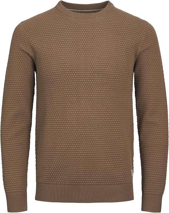 JACK & JONES Jjeatlas Knit Crew Neck Noos Pull-over Homme